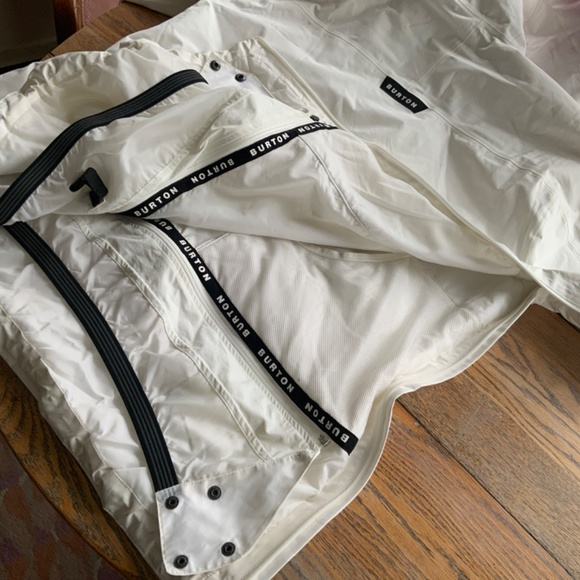 BURTON Gore-Tex pillowline anorak/off white/womens XL/non smoker - Picture 15 of 16